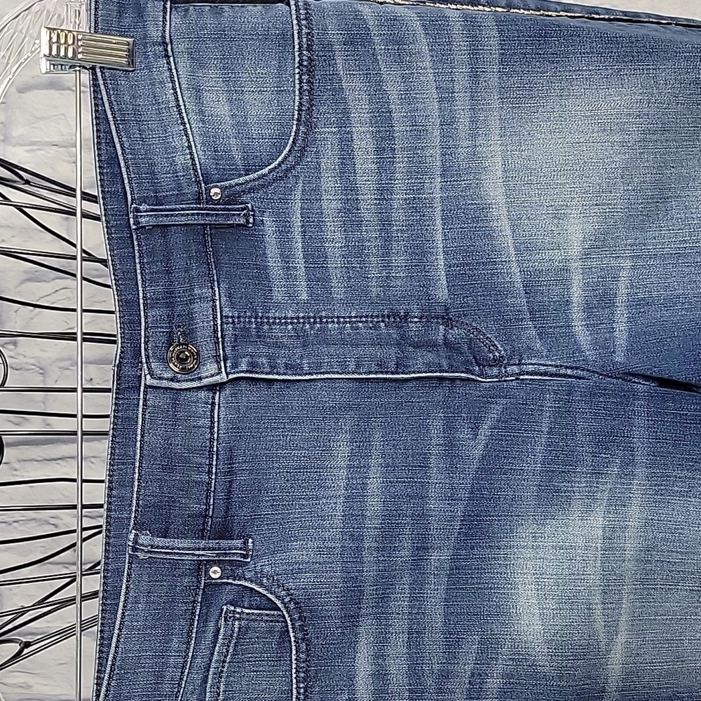 WHITE HOUSE BLACK MARKET HIgh Rise Skinny Ankle Jeans Size 14 - Picture 2 of 15